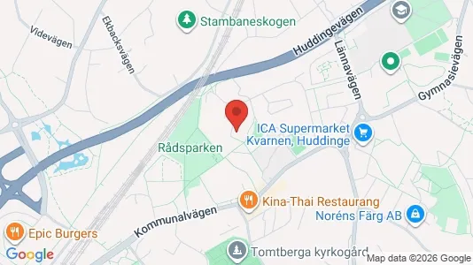 Apartments for rent i Huddinge - kort over placeringen