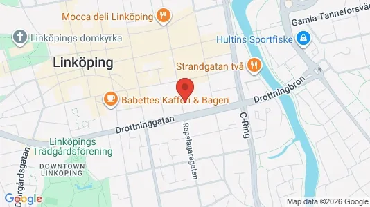 Apartments for rent i Linköping - kort over placeringen