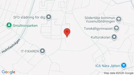 Apartments for rent i Södertälje - kort over placeringen