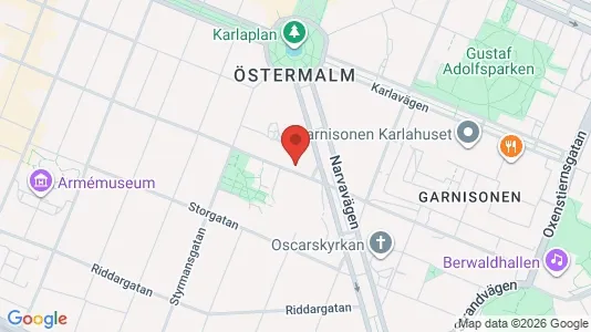 Apartments for rent i Östermalm - kort over placeringen