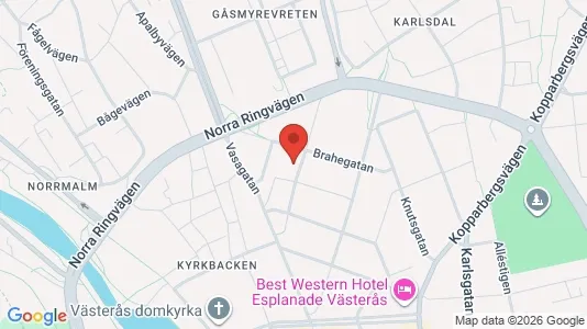 Apartments for rent i Västerås - kort over placeringen