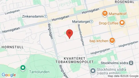 Apartments for rent i Södermalm - kort over placeringen