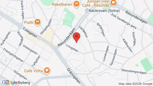 Apartments for rent i Solna - kort over placeringen