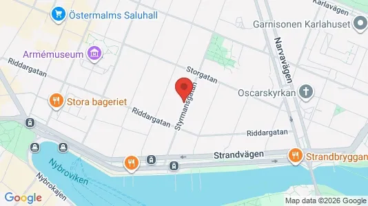 Apartments for rent i Östermalm - kort over placeringen