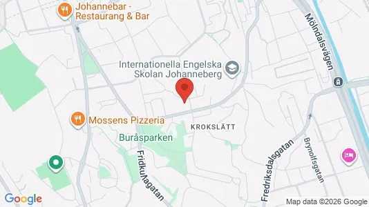 Apartments for rent i Johanneberg - kort over placeringen