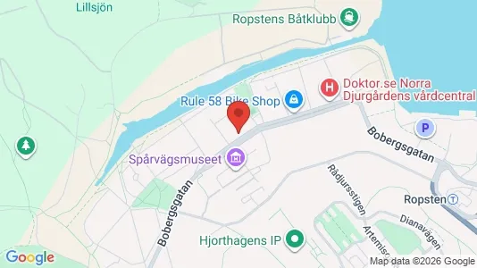 Apartments for rent i Gärdet/Djurgården - kort over placeringen