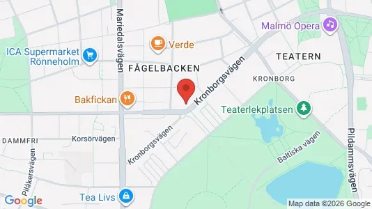 Apartments for rent i Malmö City - kort over placeringen