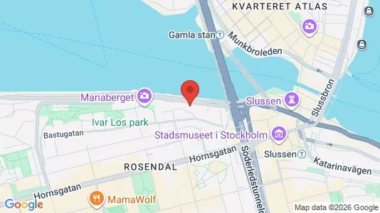 Apartments for rent i Södermalm - kort over placeringen