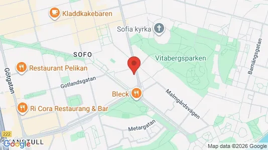 Apartments for rent i Södermalm - kort over placeringen
