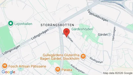 Apartments for rent i Gärdet/Djurgården - kort over placeringen