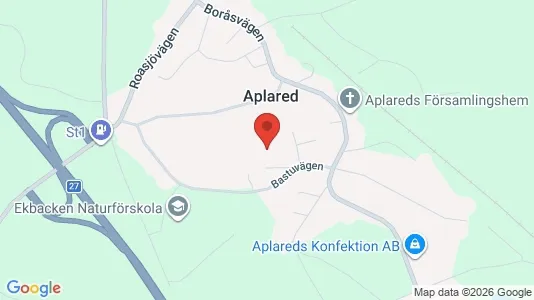 Apartments for rent i Borås - kort over placeringen