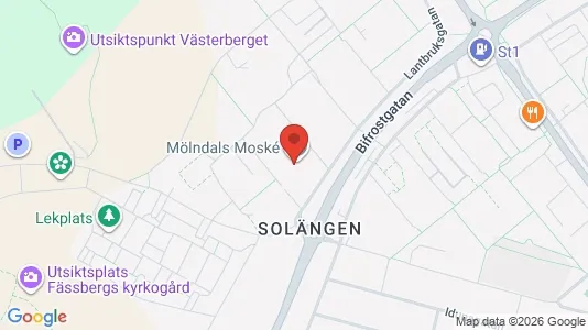 Apartments for rent i Mölndal - kort over placeringen