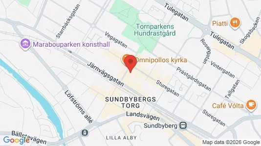 Apartments for rent i Solna - kort over placeringen