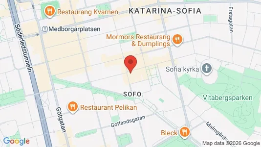 Apartments for rent i Södermalm - kort over placeringen