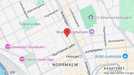 Apartments for rent i Stockholm City - kort over placeringen