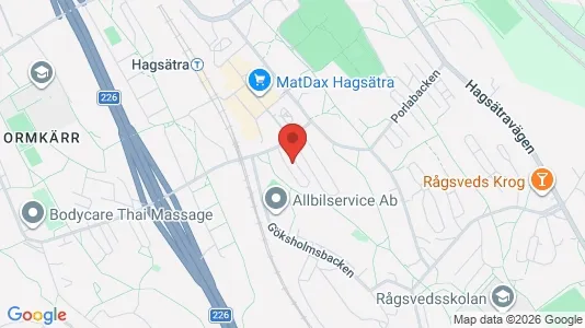Apartments for rent i Stockholm South - kort over placeringen