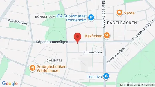 Apartments for rent i Malmö City - kort over placeringen