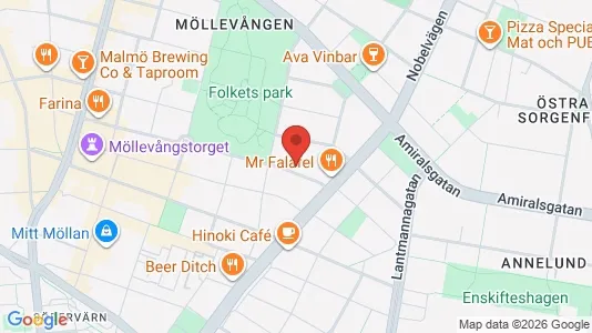 Apartments for rent i Malmö City - kort over placeringen