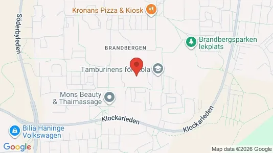 Apartments for rent i Haninge - kort over placeringen