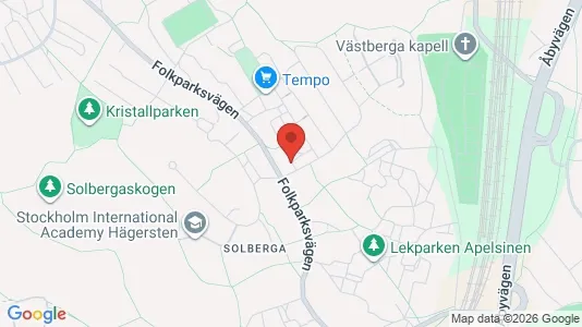 Apartments for rent i Stockholm South - kort over placeringen