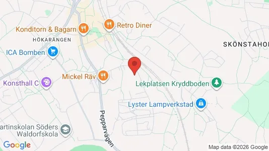 Apartments for rent i Stockholm South - kort over placeringen