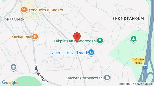 Apartments for rent i Stockholm South - kort over placeringen