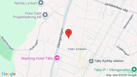 Apartments for rent i Täby - kort over placeringen