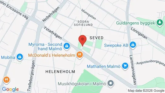 Apartments for rent i Sofielund - kort over placeringen