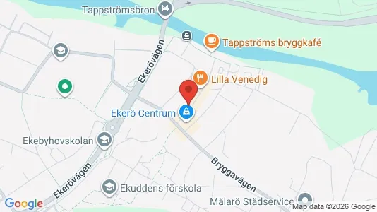 Apartments for rent i Ekerö - kort over placeringen