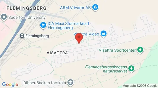 Apartments for rent i Huddinge - kort over placeringen