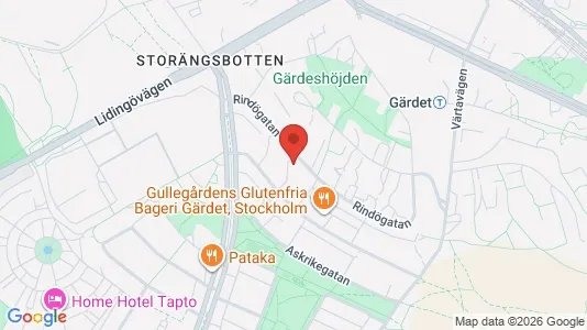 Apartments for rent i Gärdet/Djurgården - kort over placeringen