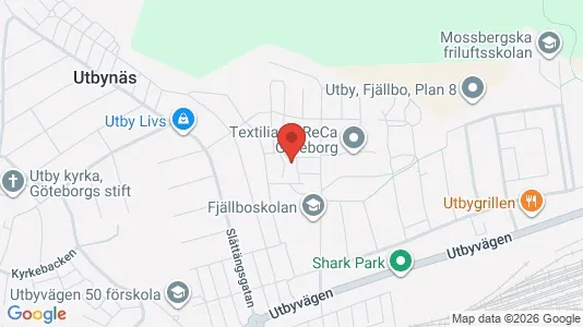 Apartments for rent i Gothenburg East - kort over placeringen