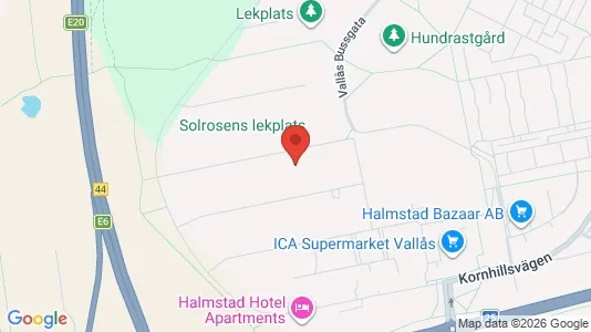 Apartments for rent i Halmstad - kort over placeringen