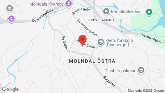 Apartments for rent i Mölndal - kort over placeringen