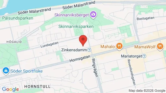 Apartments for rent i Södermalm - kort over placeringen