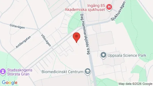 Apartments for rent i Uppsala - kort over placeringen
