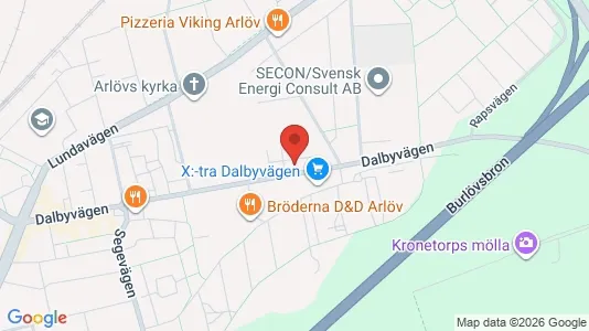 Apartments for rent i Burlöv - kort over placeringen