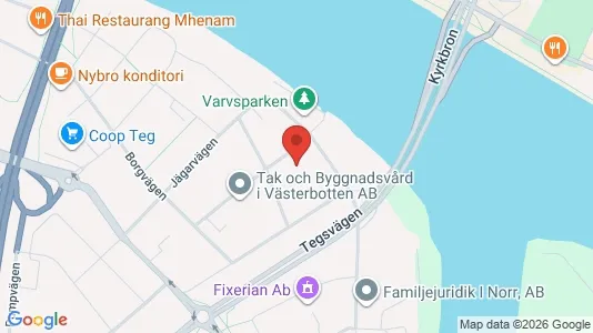Apartments for rent i Umeå - kort over placeringen
