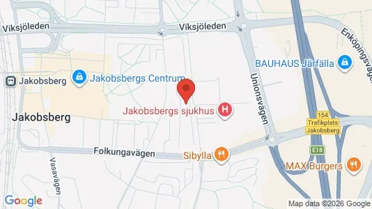 Apartments for rent i Järfälla - kort over placeringen