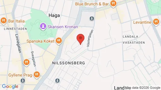 Apartments for rent i Gothenburg City Centre - kort over placeringen