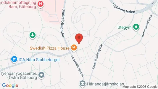Apartments for rent i Örgryte-Härlanda - kort over placeringen