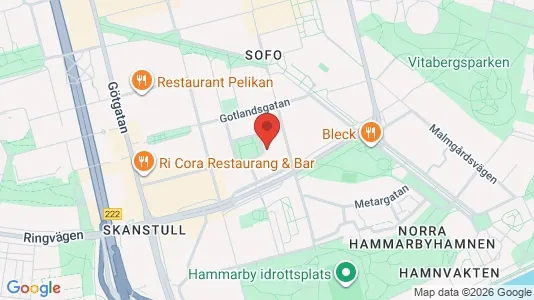Apartments for rent i Södermalm - kort over placeringen