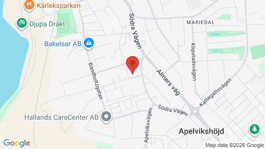 Apartments for rent i Varberg - kort over placeringen
