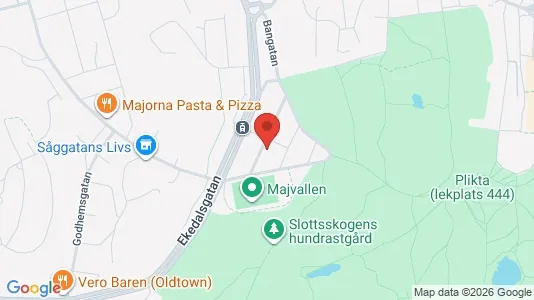 Apartments for rent i Majorna-Linné - kort over placeringen
