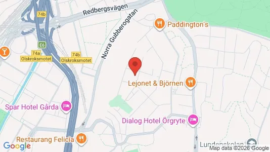 Apartments for rent i Örgryte-Härlanda - kort over placeringen