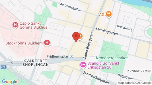 Apartments for rent i Kungsholmen - kort over placeringen