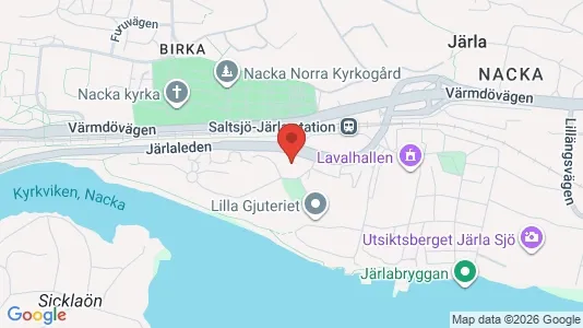 Apartments for rent i Nacka - kort over placeringen