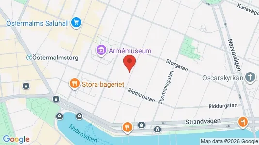 Apartments for rent i Östermalm - kort over placeringen