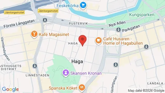 Apartments for rent i Gothenburg City Centre - kort over placeringen