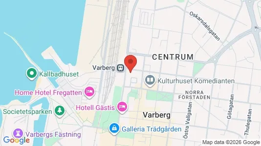 Apartments for rent i Varberg - kort over placeringen